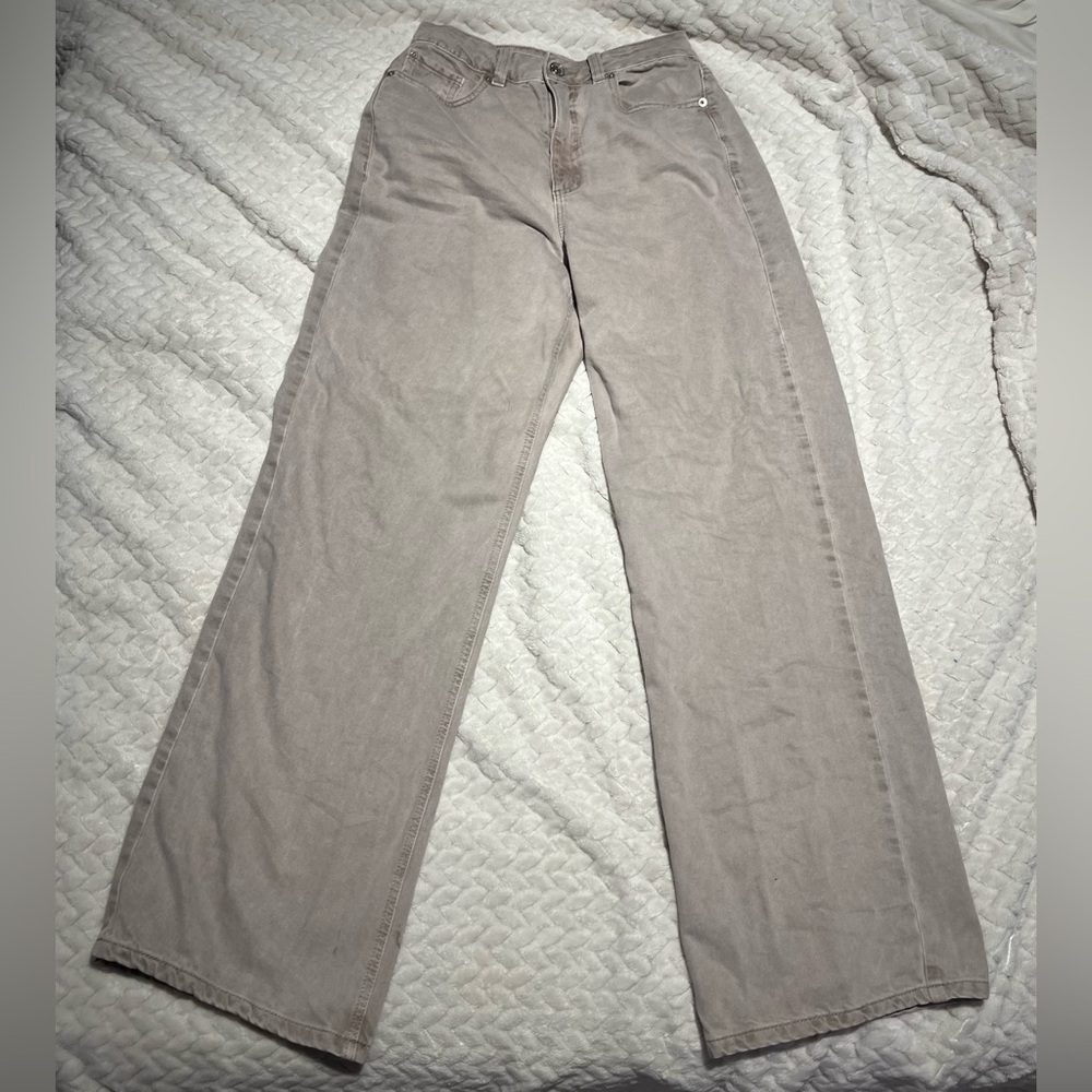 Garage street wide leg beige